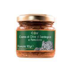 Pomatè - Crema di olive verdi e pomodoro secco