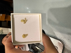 ORECCHINI SPAIATI ORO 18 K POLPO MEDUSA