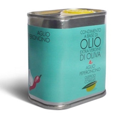 Condimento a base di Olio Extravergine di oliva, aglio e peperoncino