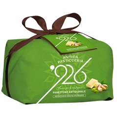 Panettone 926 con Crema di Pistacchio e Cioccolato Bianco